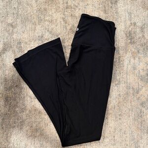 Lululemon Black Align Ribbed Flare Pants